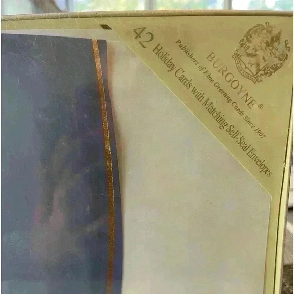 Burgoyne 42 Christmas/ Holiday Cards New in Box - Picture 2 of 3